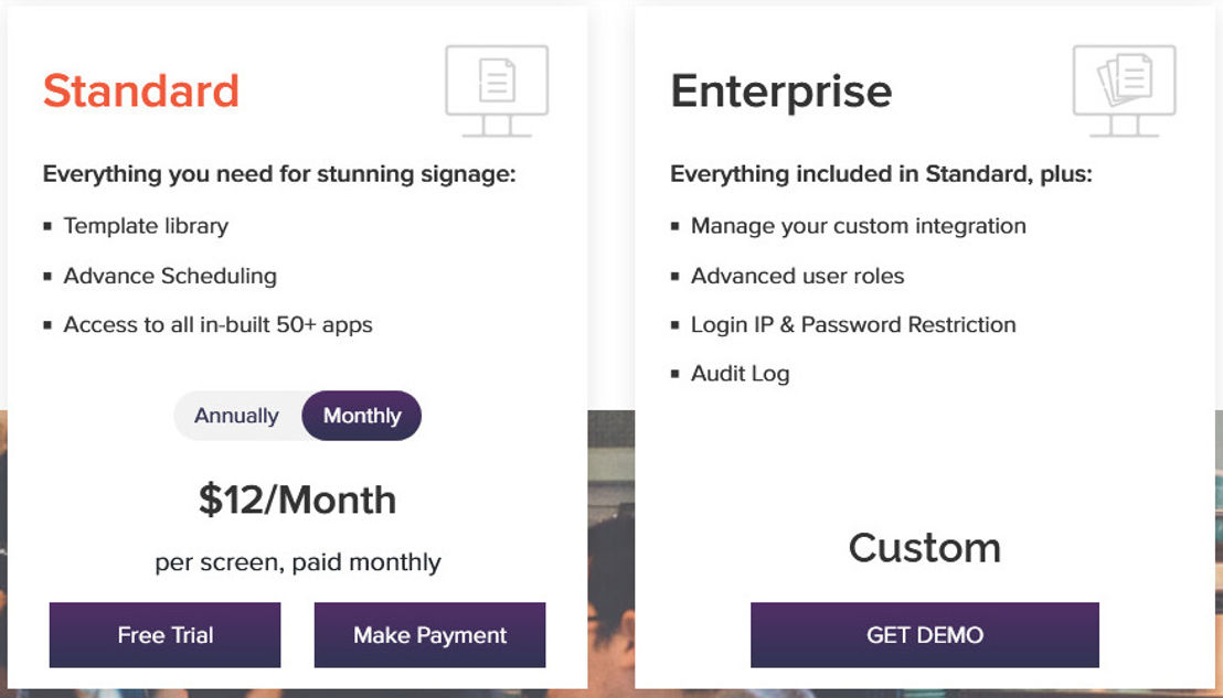 DotSignage pricing 2