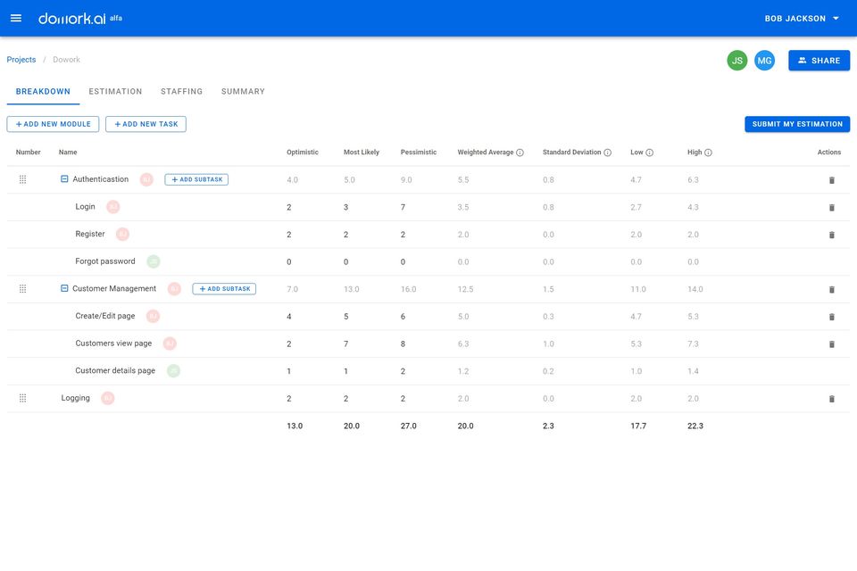 Dowork screenshot 2