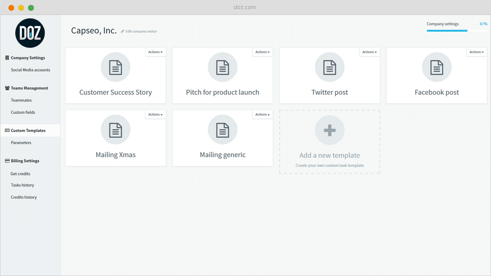 DOZ screenshot 3