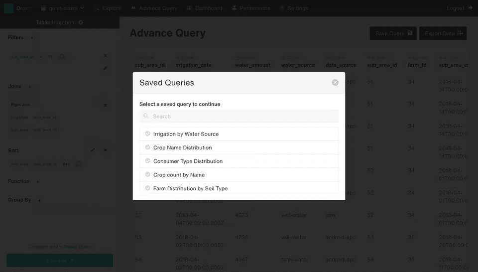 Draxlr screenshot 1