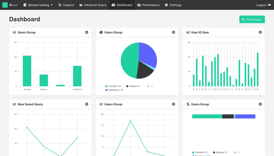 Draxlr screenshot 2