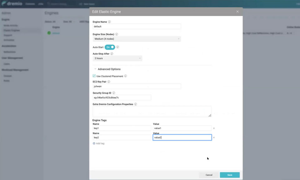 Dremio screenshot 2