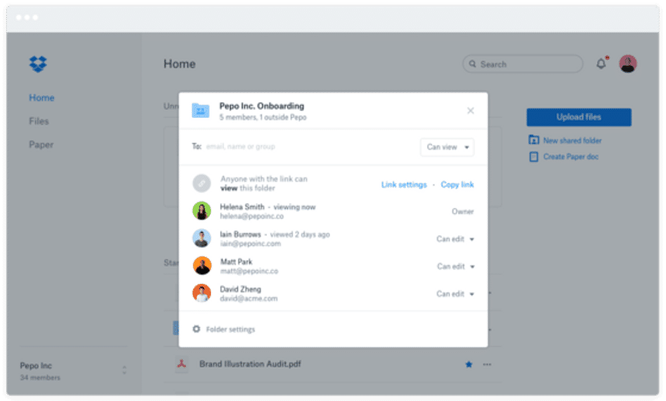 Dropbox Business screenshot 2