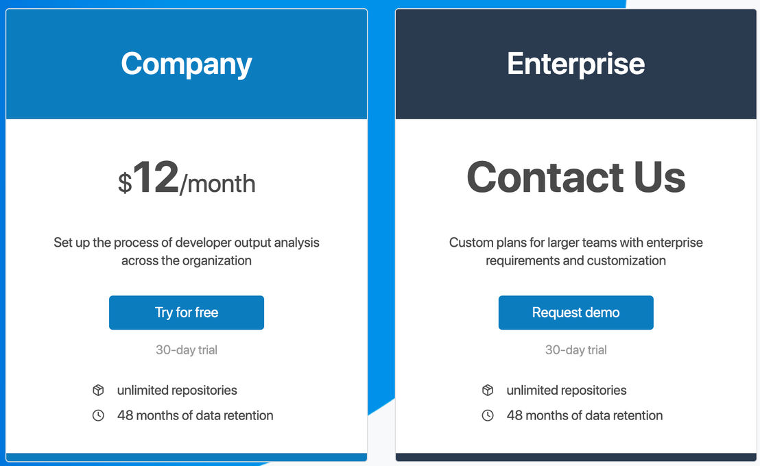 Duecode pricing 1