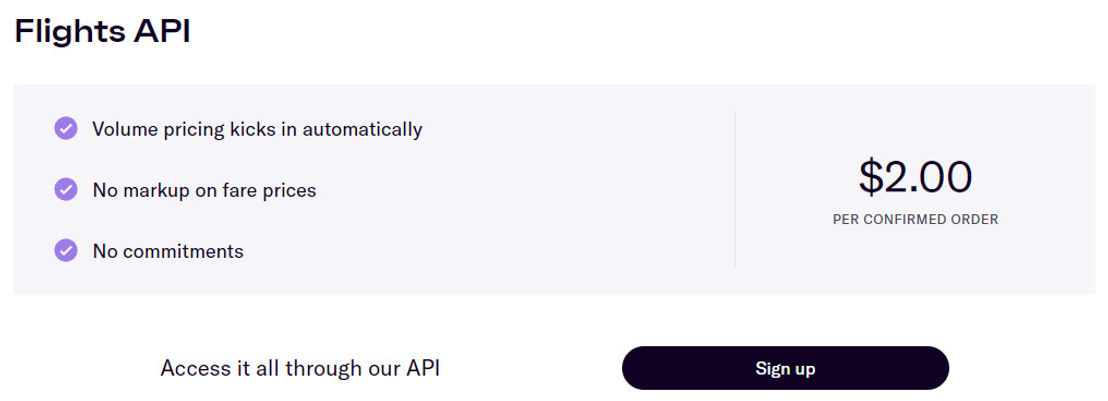 Duffel Payments pricing 1