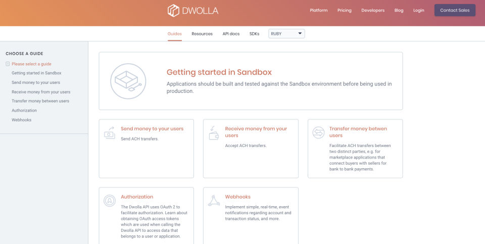 Dwolla screenshot 1