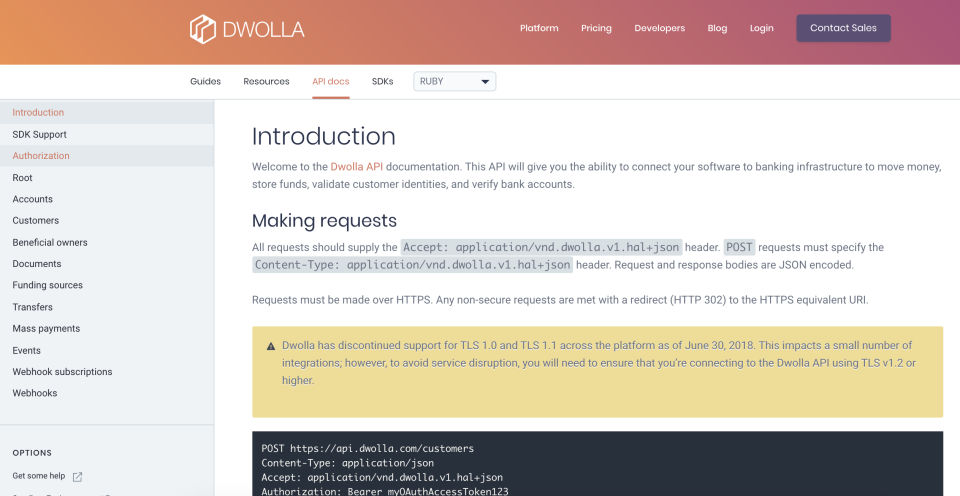 Dwolla screenshot 2