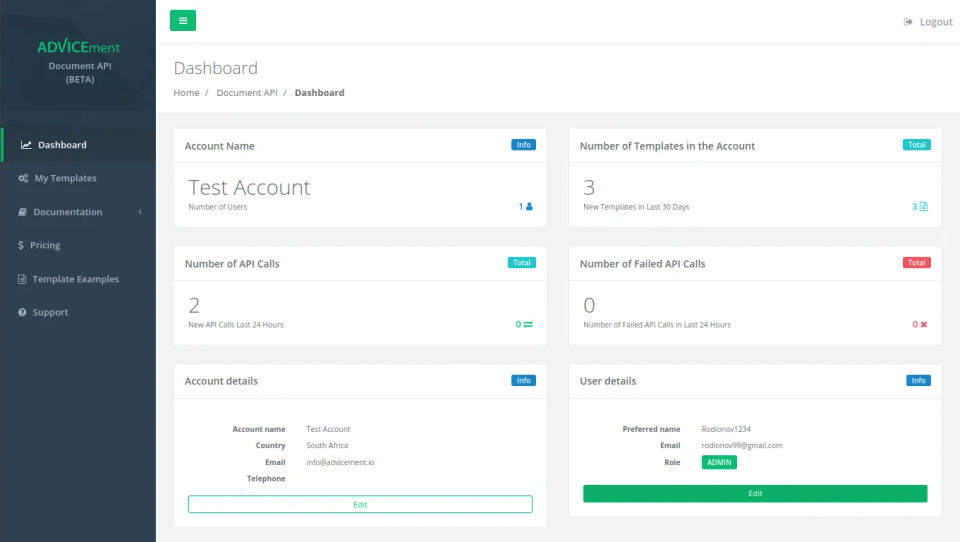 DynamicDocs API screenshot 2