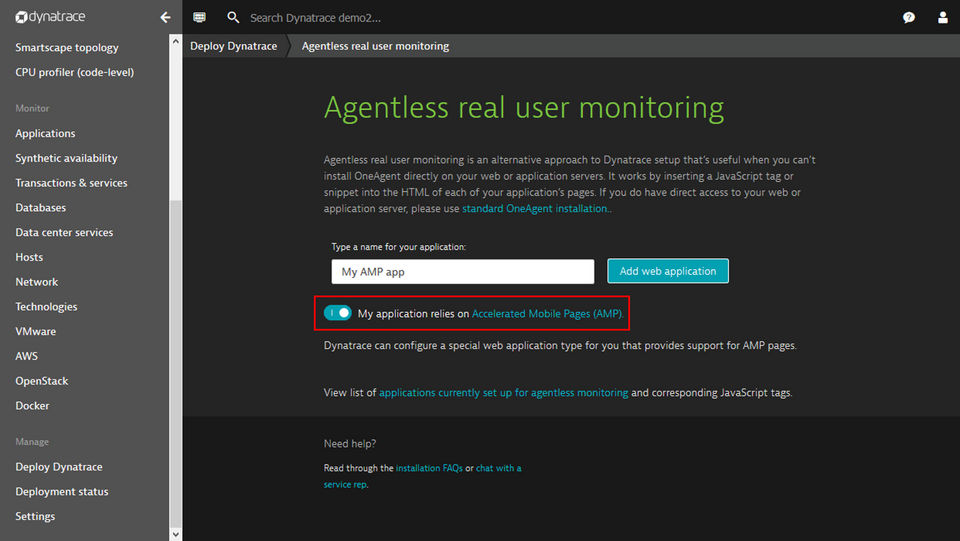 Dynatrace screenshot 3