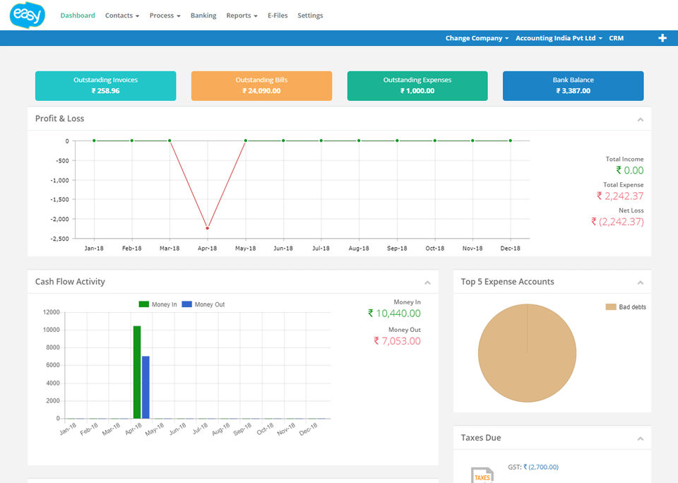 Easy Accountax screenshot