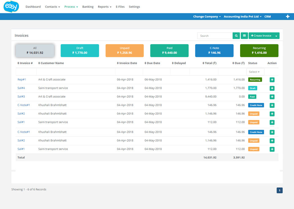 Easy Accountax screenshot