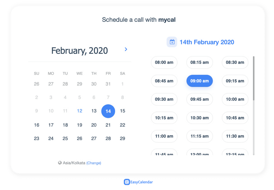 EasyCalendar screenshot