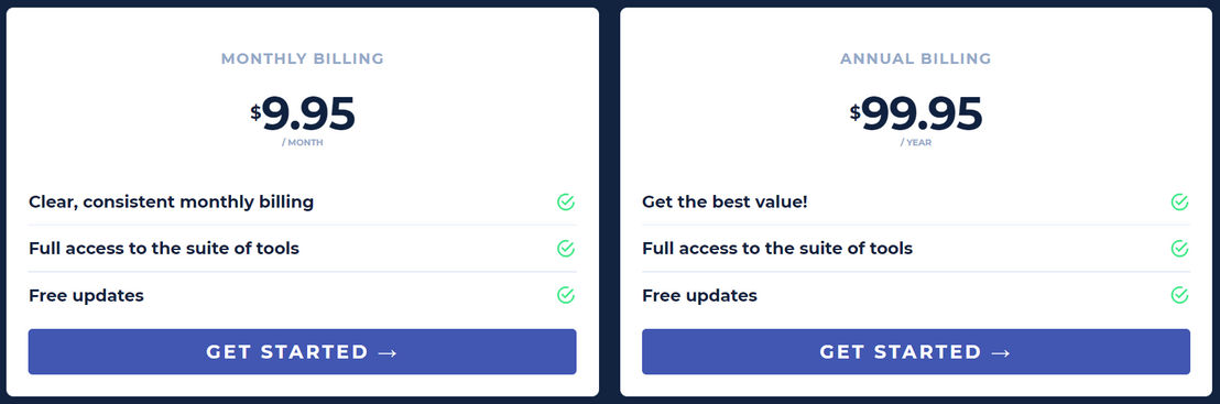 Easy EMDR pricing 1