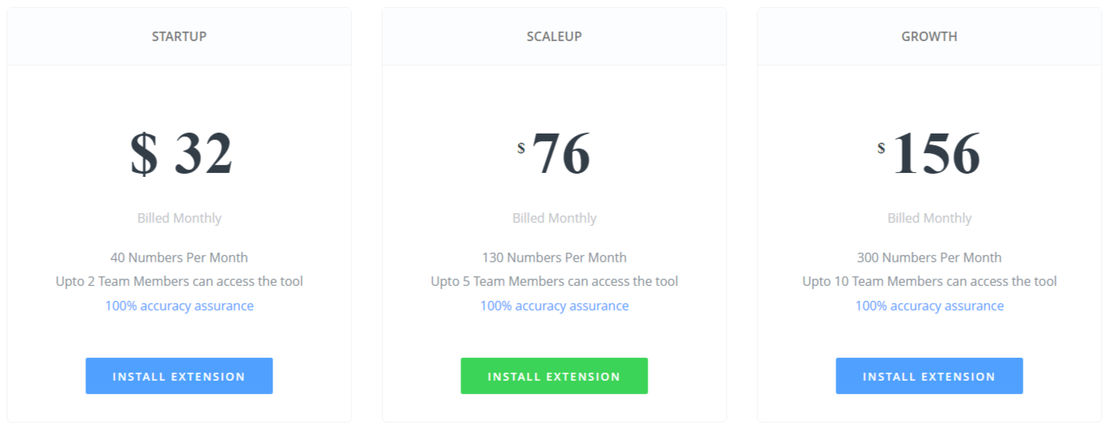 EasyLeadz pricing 1