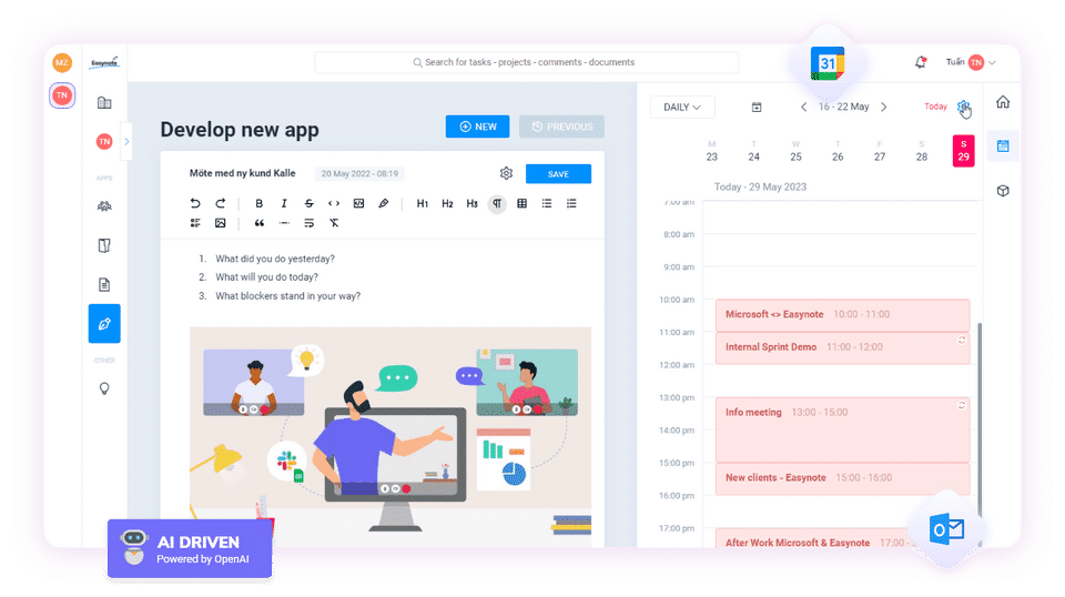 Easynote screenshot 2