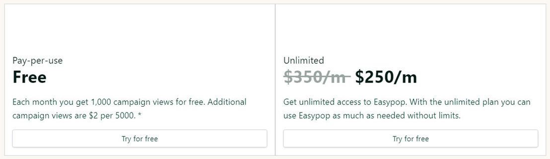 Easypop screenshot 1