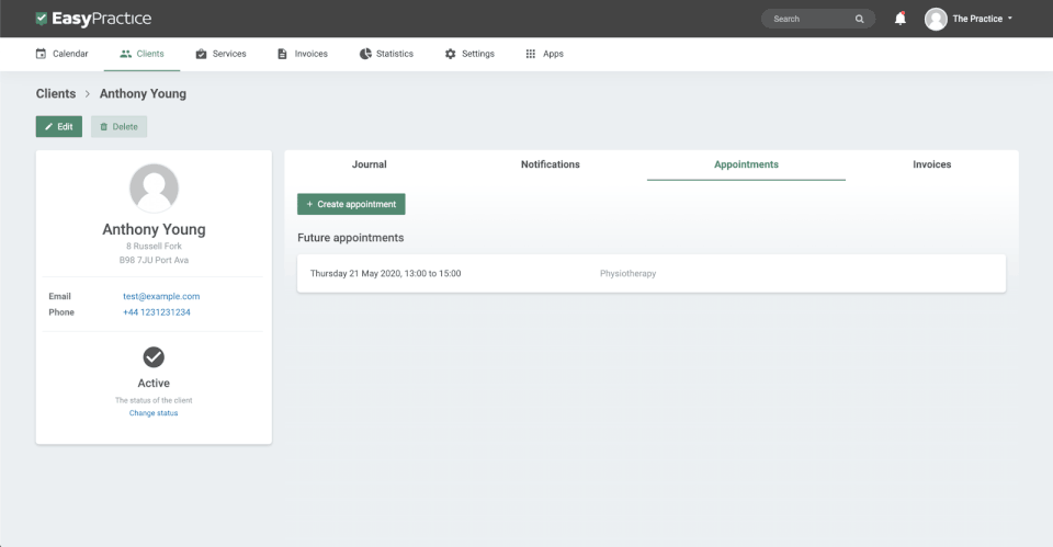 EasyPractice screenshot 1
