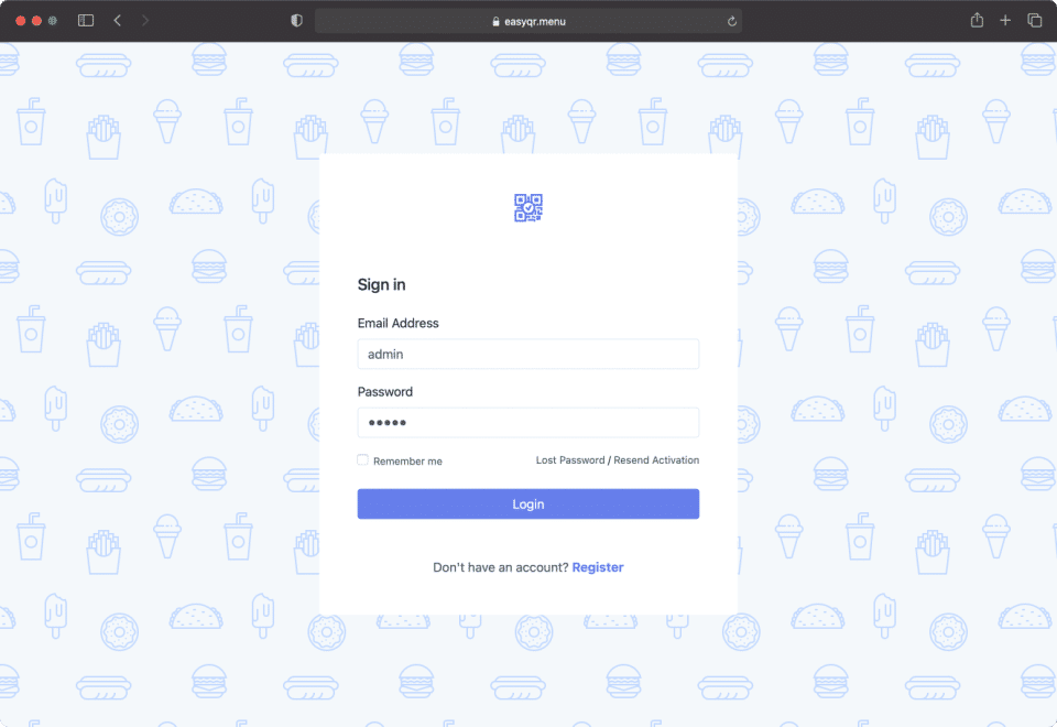 EasyQR screenshot 1