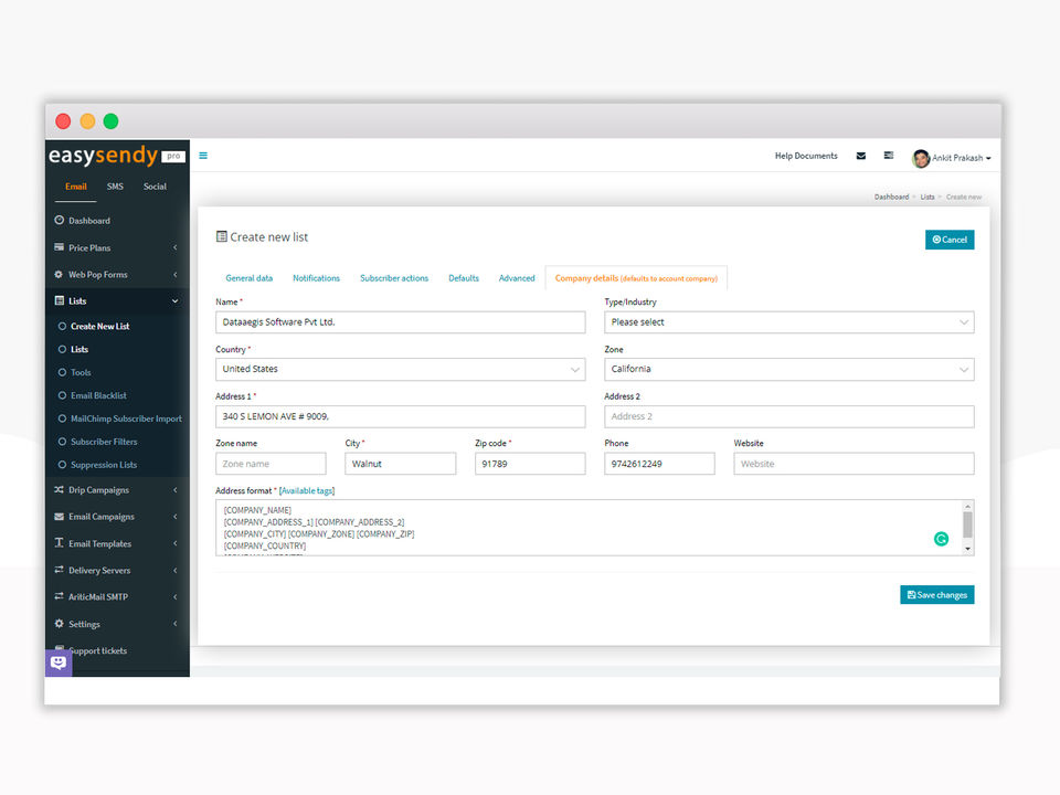 EasySendy screenshot 3