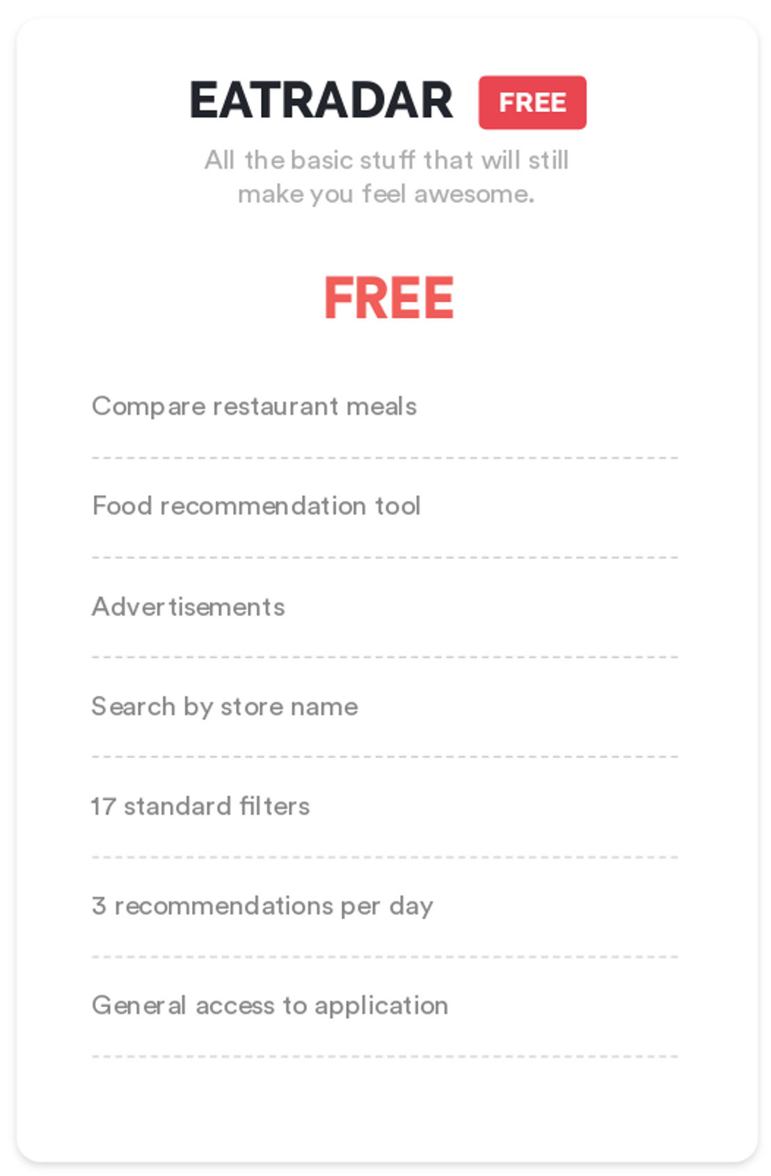 EatRadar screenshot 1