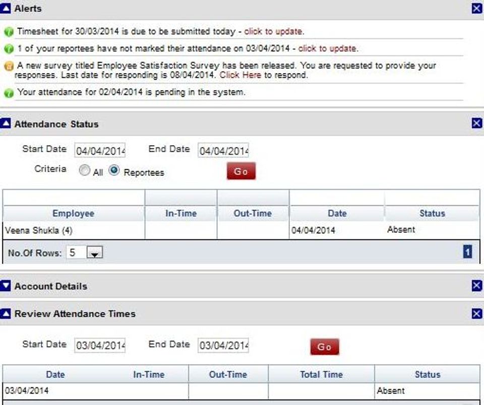 EazeHR screenshot 2
