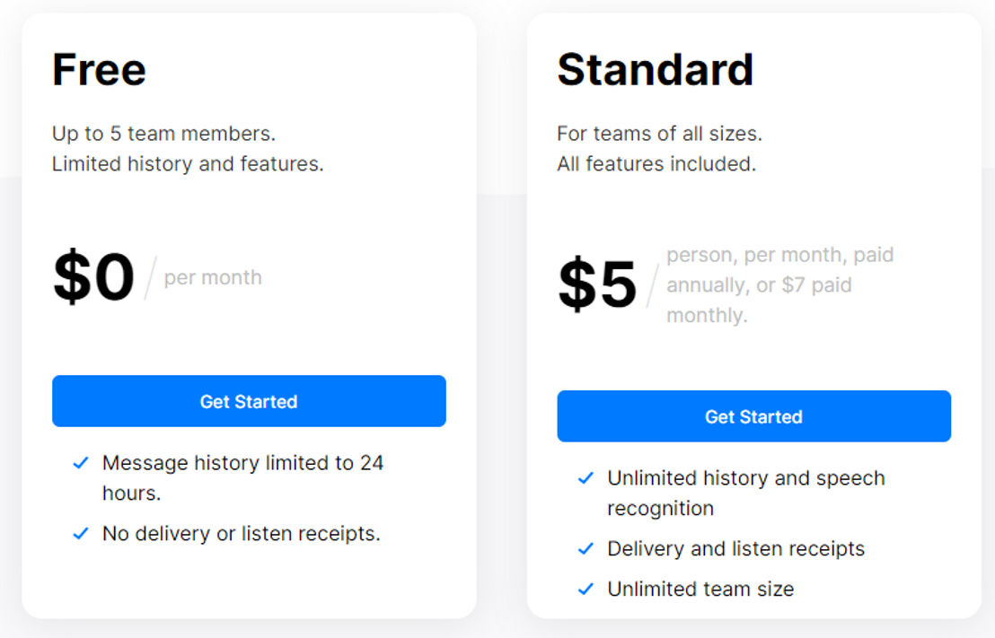 Echo pricing