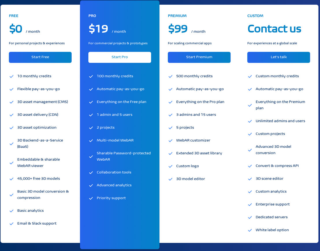 echo3D pricing 1