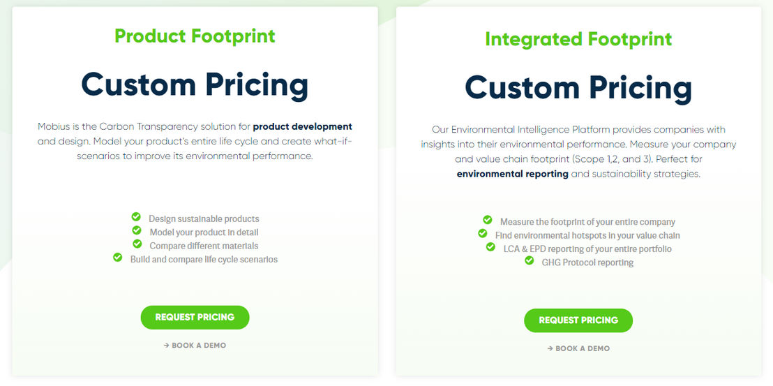 Ecochain pricing 1