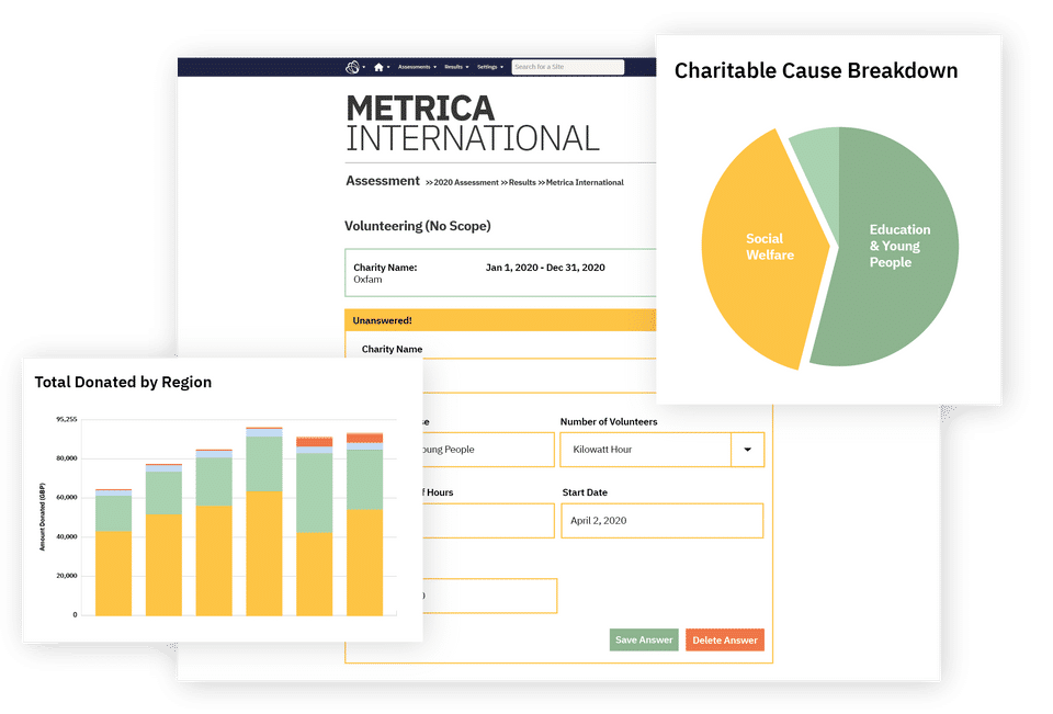 Ecometrica Platform screenshot 2