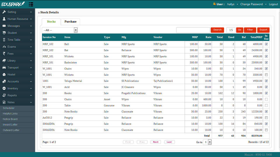 Eduspark screenshot 1