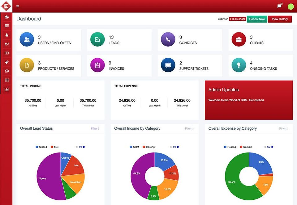 Eezyy CRM screenshot 1