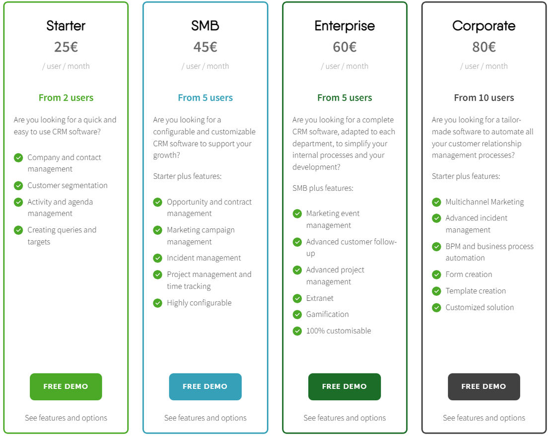 Efficy CRM screenshot 1