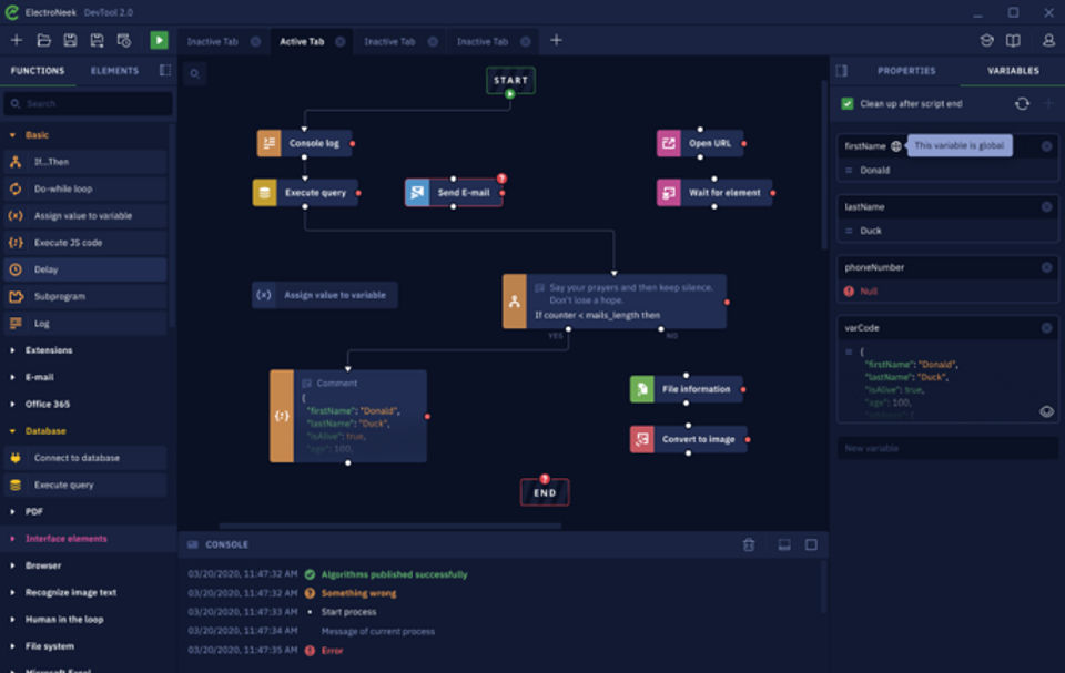 ElectroNeek RPA screenshot