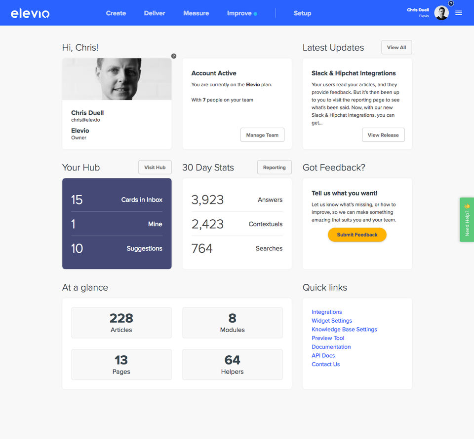 Elevio screenshot 4