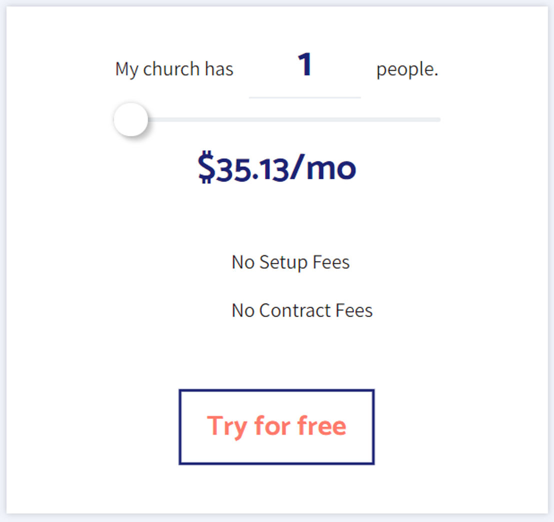 Elexio Community pricing 1