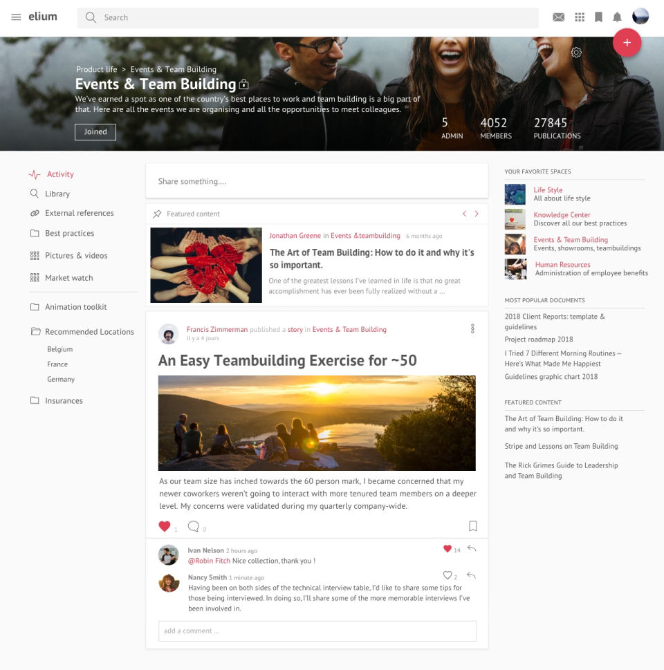 Elium screenshot 2