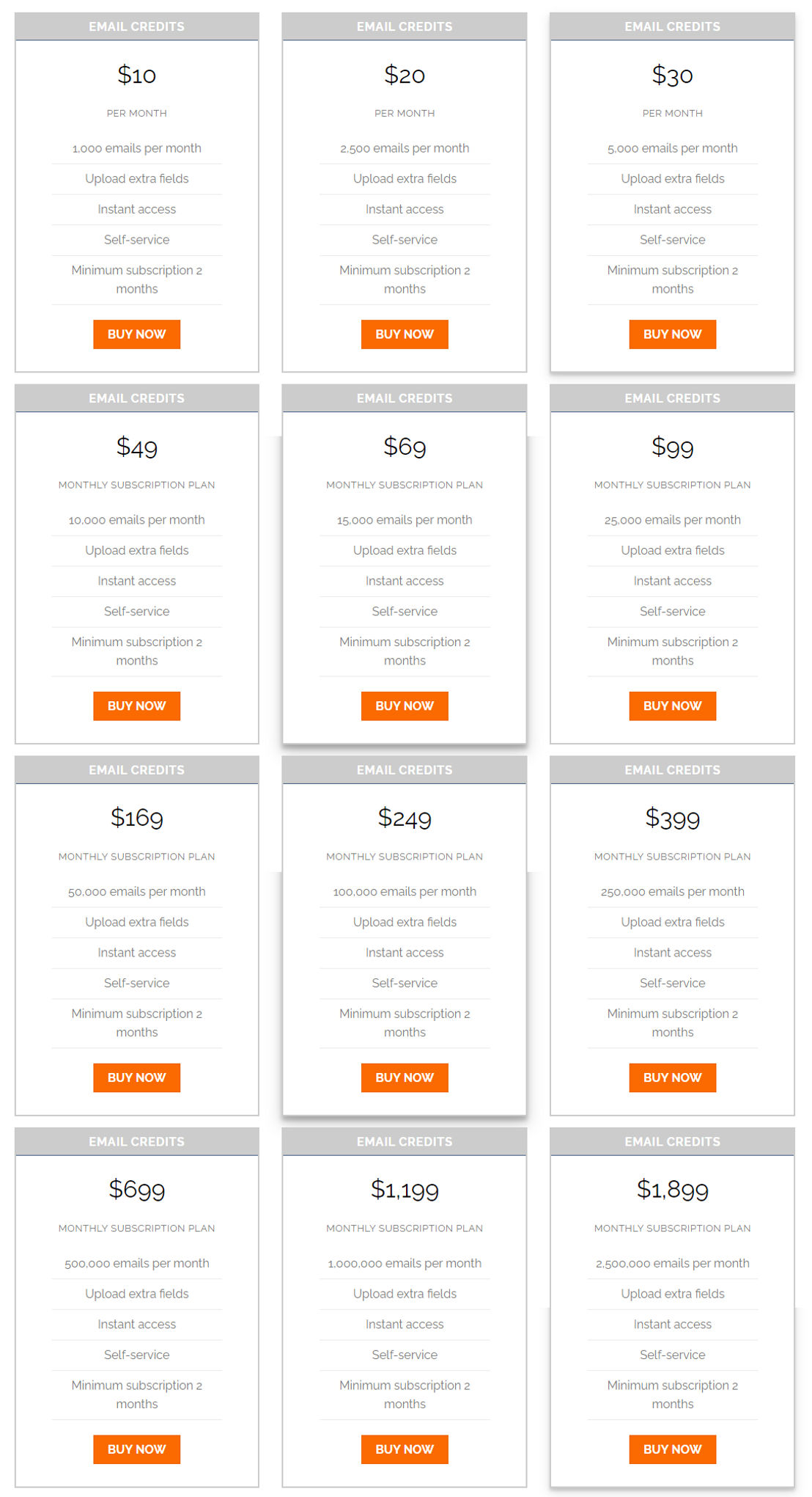 Email Checker pricing 1