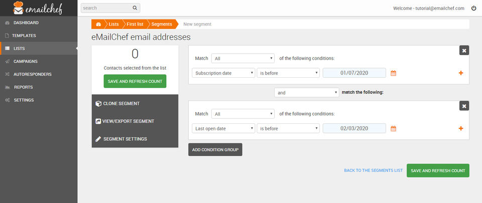 eMailChef screenshot 3
