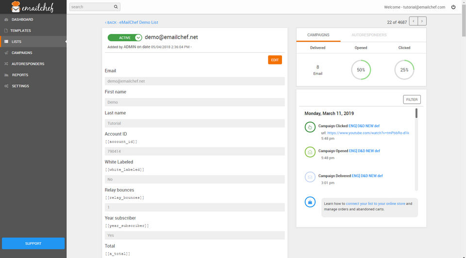 eMailChef screenshot 1