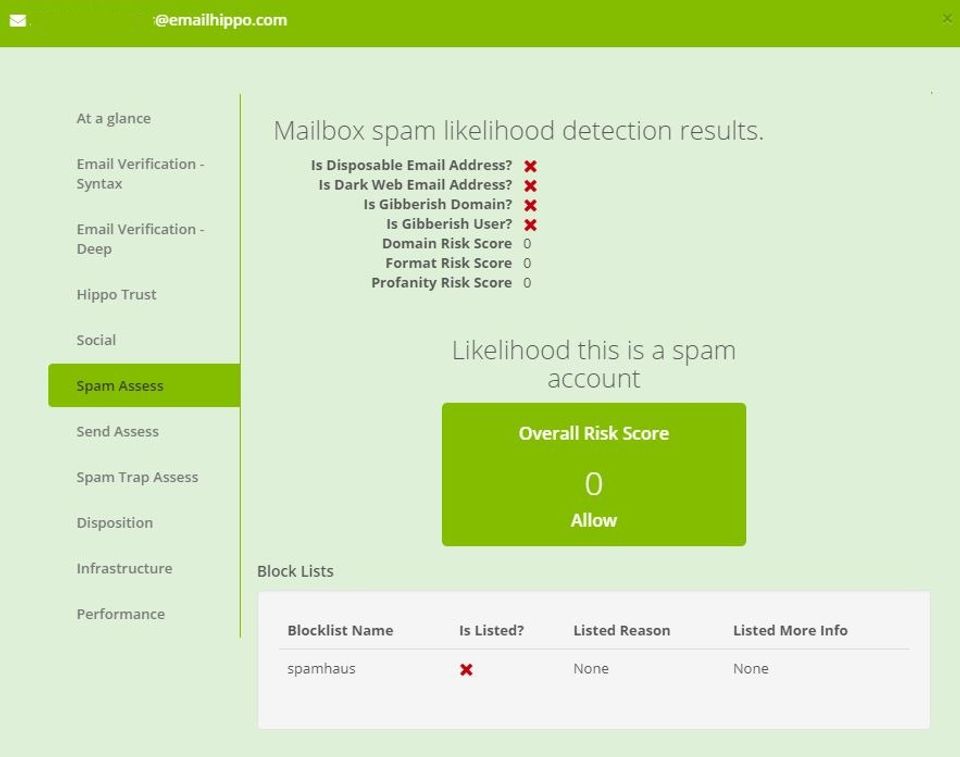 Email Hippo screenshot 1