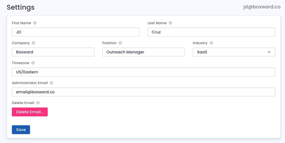 Email Warmup by Boxward screenshot 2