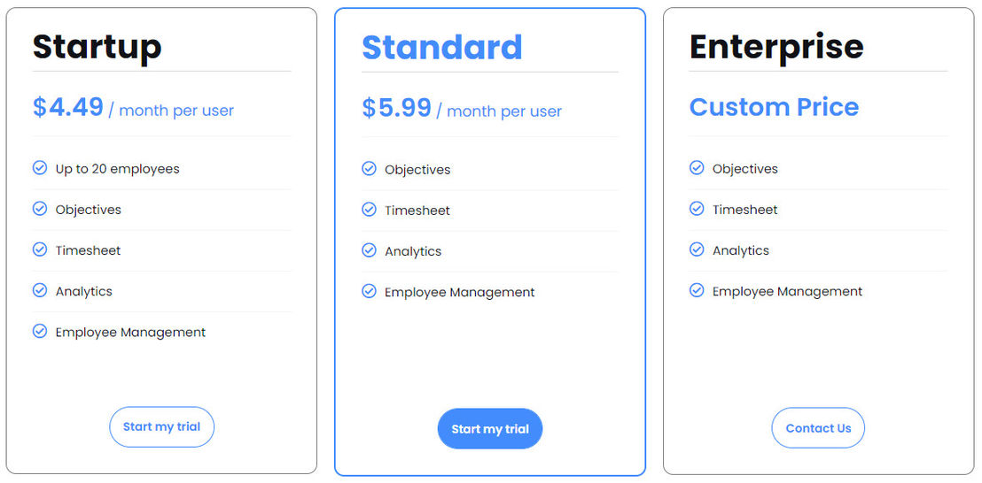 Employee Adventure pricing 1