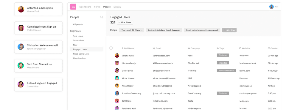 Encharge screenshot 2