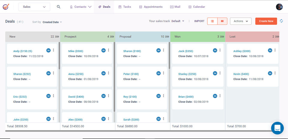 EngageBay screenshot 2