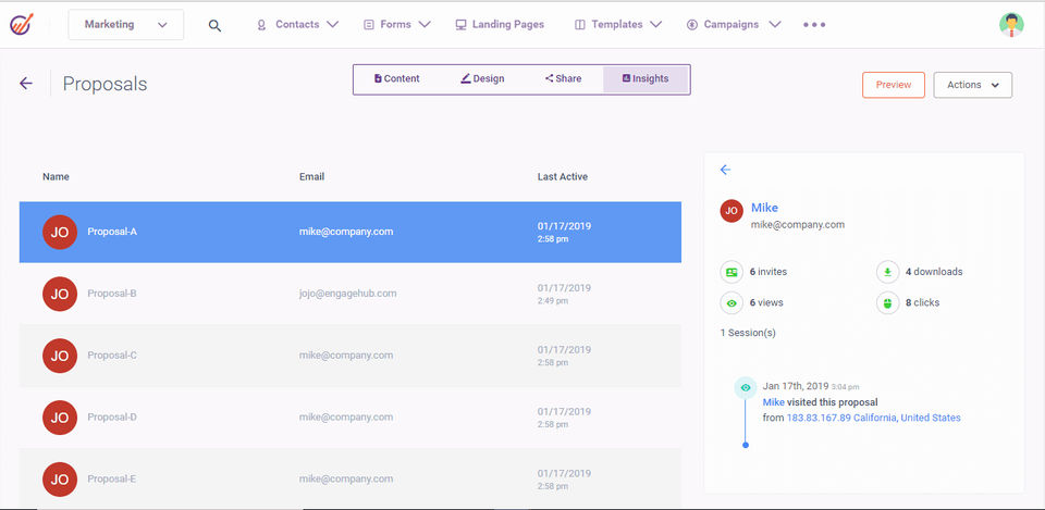 EngageBay screenshot 4
