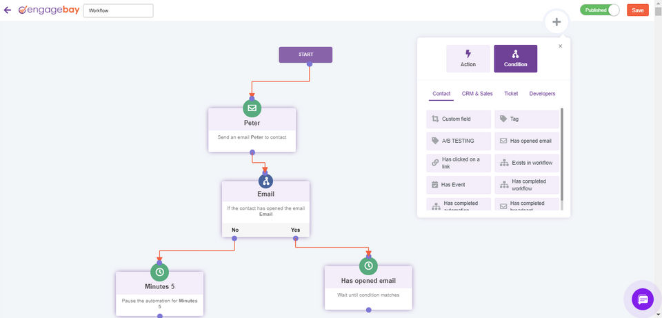 EngageBay screenshot 1