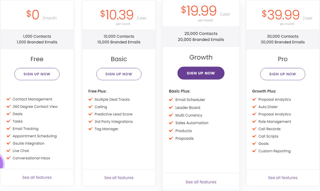 EngageBay Sales CRM pricing 2