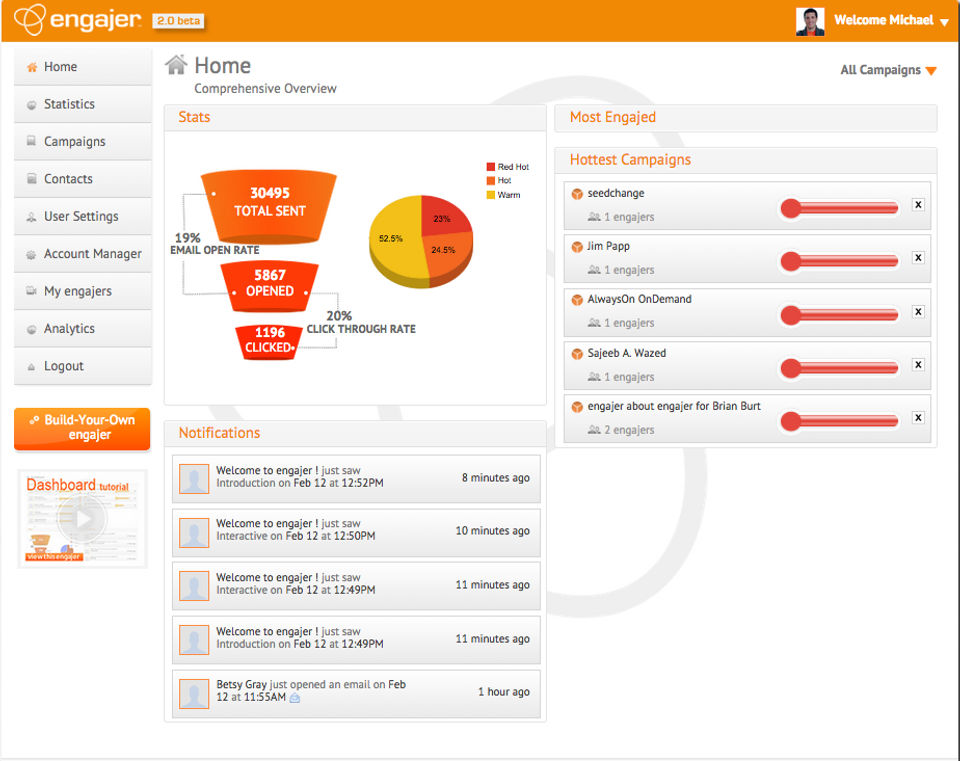 Engajer screenshot 1