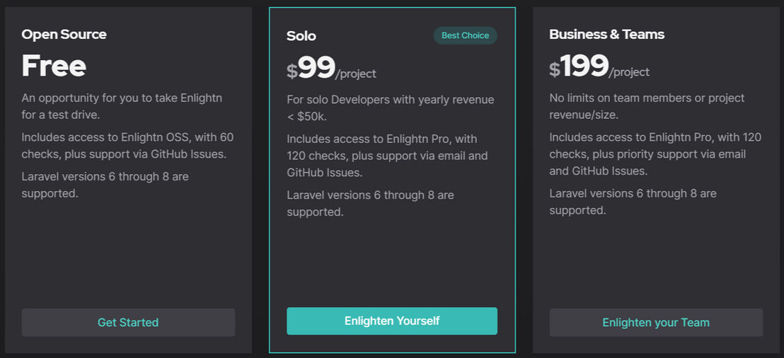 Enlightn screenshot 1