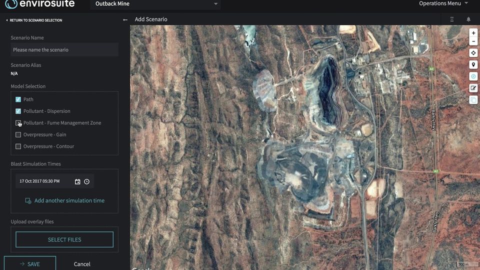 Envirosuite screenshot 2